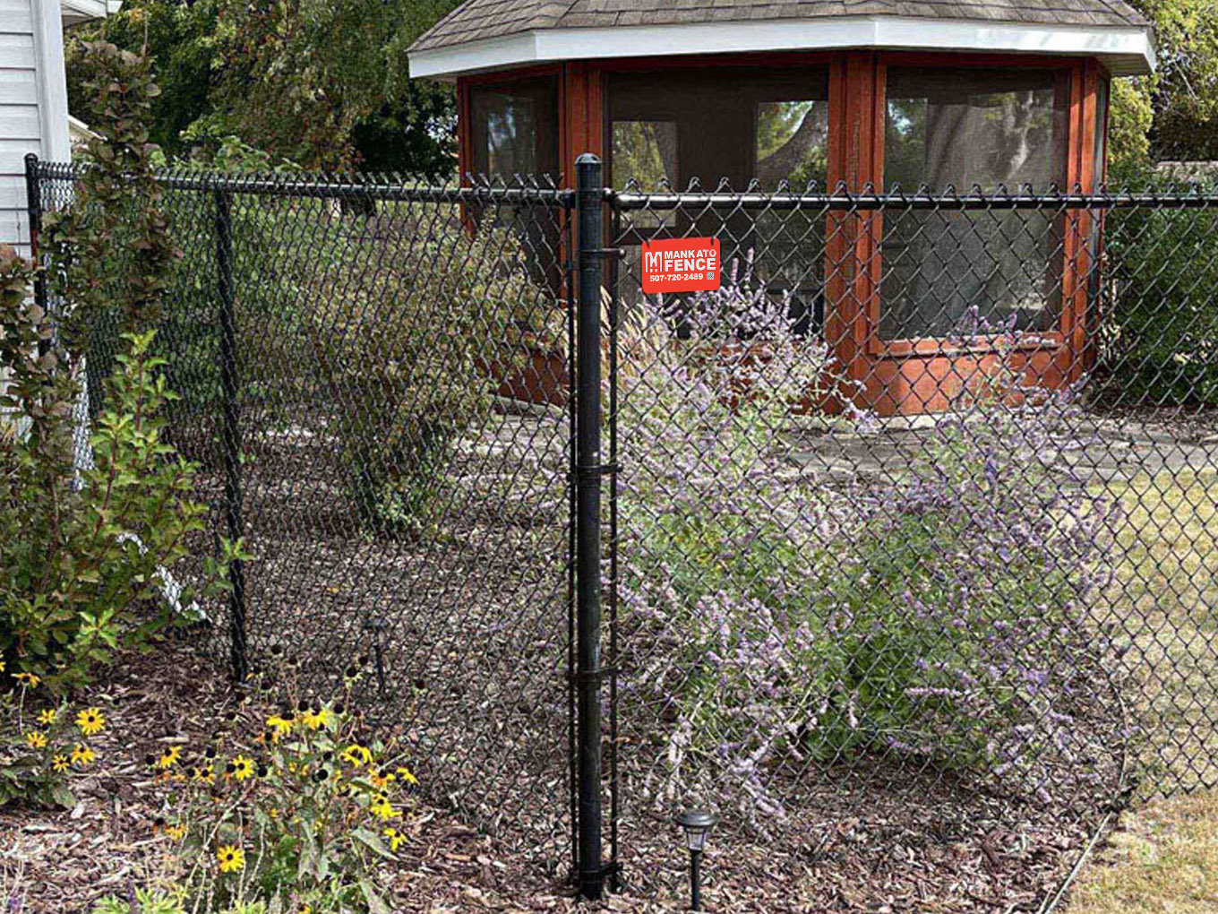 Chain Link boundary fencing in Mankato, MN Minnesota