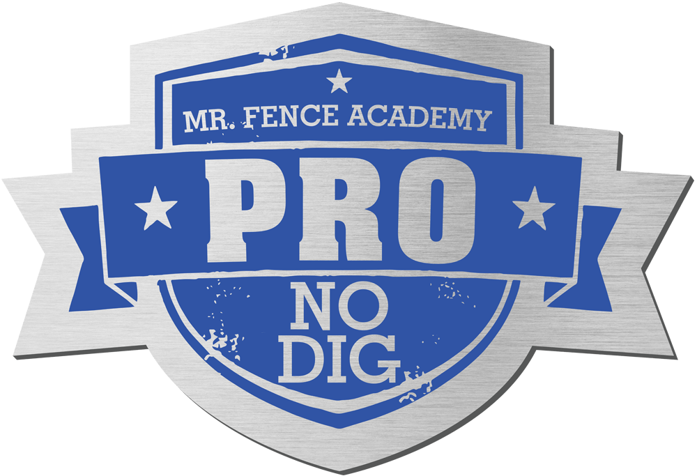 No-dig certifiction from Mr Fence Academy for fence installation in Mankato Minnesota