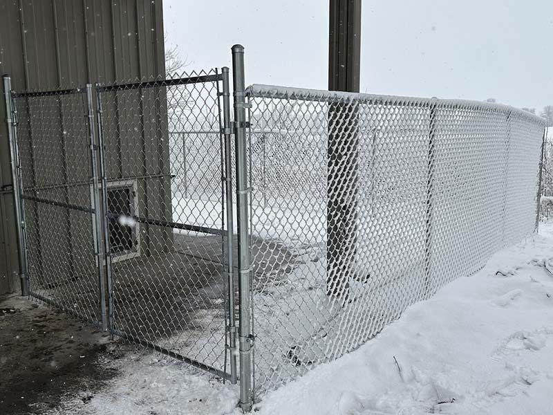 Security Fence Example in Madison Lake Minnesota