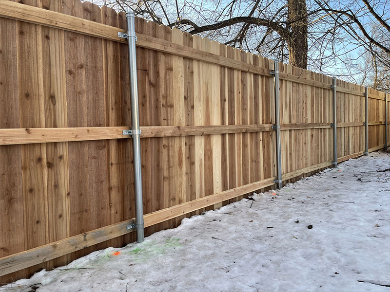 wood fence North Mankato Minnesota